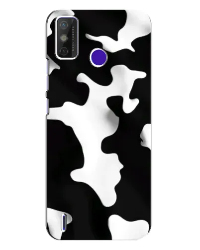 Чехол для TECNO Spark Power 2 (LC8) с картинкой «Черно-белое пятно»