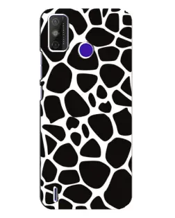 Чехол для TECNO Spark Power 2 (LC8) с картинкой «Черно-белый жираф»