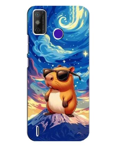 Чехол для TECNO Spark Power 2 (LC8) с картинкой «Капибара Ван Гога»