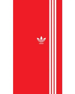 Чехол для TECNO с картинкой «Красный минимализм Adidas»