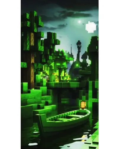 Чохол для TECNO з картинкою «Minecraft лісовий пейзаж» Чохол для TECNO з картинкою «Minecraft лісовий пейзаж»