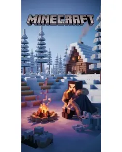 Чохол для TECNO з картинкою «Зимовий Minecraft»