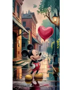 Чехол для TECNO с картинкой «Микки и шарик-сердце» Чехол для TECNO с картинкой «Микки и шарик-сердце»