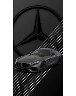 Чехол для TECNO с картинкой «Mercedes AMG — графика»