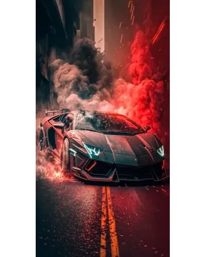 Чохол для TECNO з картинкою «Lamborghini червоний дим» Чохол для TECNO з картинкою «Lamborghini червоний дим»