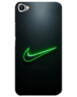 Чохол для Meizu U20 з картинкою «Неоновий контур Nike»
