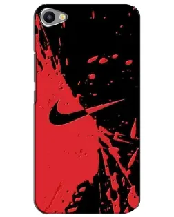 Чехол для Meizu U20 с картинкой «Красные брызги Nike» Чехол для Meizu U20 с картинкой «Красные брызги Nike»