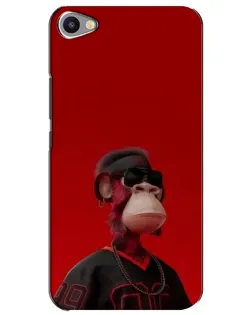 Чехол для Meizu U20 с картинкой «Bored Ape в красном»