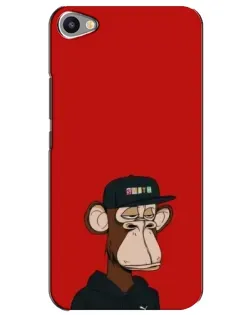 Чехол для Meizu U20 с картинкой «Bored Ape — красный фон»