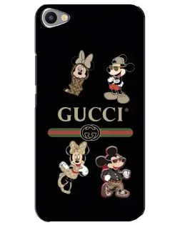 Чехол для Meizu U20 с картинкой «Gucci — герои Disney и монограмма»