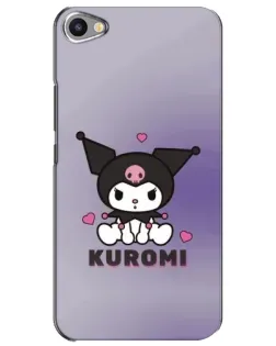 Чехол для Meizu U20 с картинкой «Kuromi — фиолетовый арт»