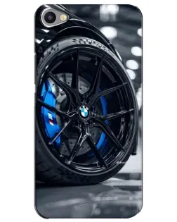 Чехол для Meizu U20 с картинкой «Колесо BMW вблизи»