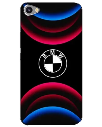 Чехол для Meizu U20 с картинкой «Логотип BMW и неоновые дуги»