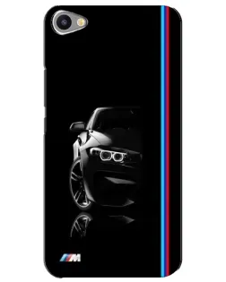 Чехол для Meizu U20 с картинкой «Силуэт BMW в темноте»
