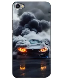Чехол для Meizu U20 с картинкой «BMW в дыму»