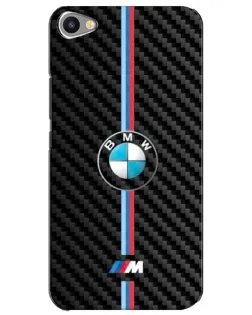 Чехол для Meizu U20 с картинкой «Эмблема BMW и карбон»