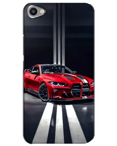 Чехол для Meizu U20 с картинкой «Красная BMW на дороге»