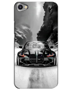 Чехол для Meizu U20 с картинкой «BMW — акварельный дрифт»