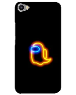 Чехол для Meizu U20 с картинкой «Among Us неоновое сияние»