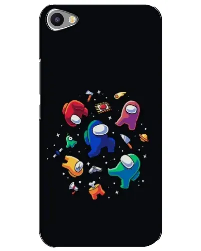 Чехол для Meizu U20 с картинкой «Among Us космос»