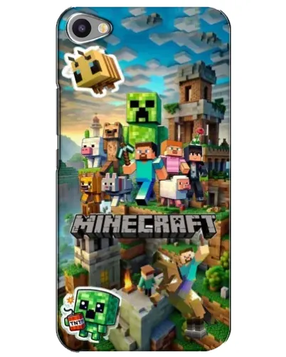 Чехол для Meizu U20 с картинкой «Замок Minecraft»