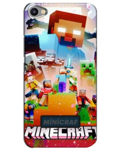 Чехол для Meizu U20 с картинкой «Minecraft герои игры»