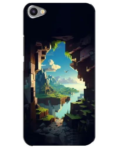 Чехол для Meizu U20 с картинкой «Вид из пещеры»