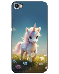 Чехол для Meizu U20 с картинкой «Единорог на поляне»