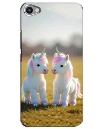 Чехол для Meizu U20 с картинкой «Пара единорогов»