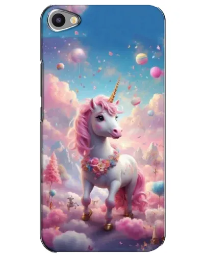 Чехол для Meizu U20 с картинкой «Единорог среди облаков»