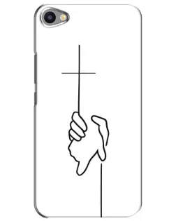 Чехол для Meizu U20 с картинкой «Рука держит»