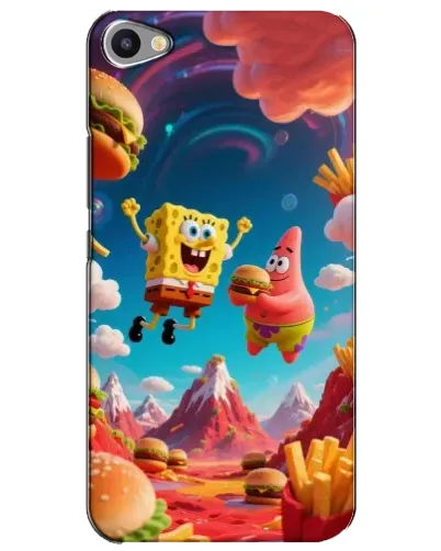 Чехол для Meizu U20 с картинкой «Космический фастфуд»
