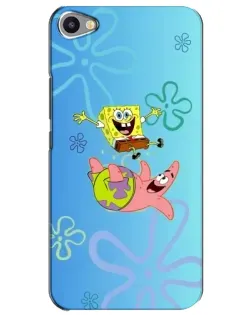 Чехол для Meizu U20 с картинкой «Спанч Боб и Патрик»