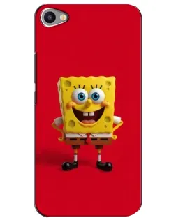 Чехол для Meizu U20 с картинкой «Спанч Боб на красном»