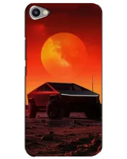 Чехол для Meizu U20 с картинкой «Cybertruck на Марсе»