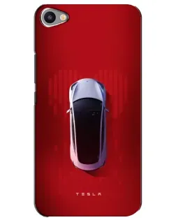 Чехол для Meizu U20 с картинкой «Tesla Top View»