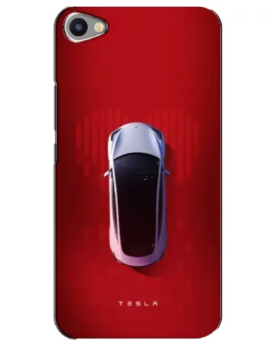 Чехол для Meizu U20 с картинкой «Tesla Top View»