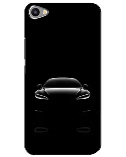 Чехол для Meizu U20 с картинкой «Силуэт Tesla Night»