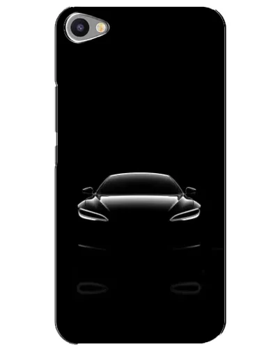 Чехол для Meizu U20 с картинкой «Силуэт Tesla Night»