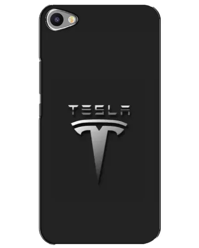 Чехол для Meizu U20 с картинкой «Стальной логотип Tesla»
