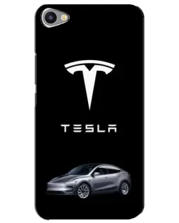 Чехол для Meizu U20 с картинкой «Tesla Model Y»
