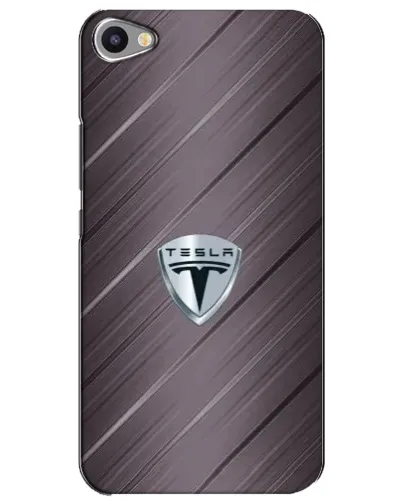 Чехол для Meizu U20 с картинкой «Металлическая текстура Tesla»