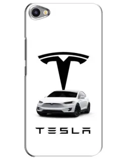 Чехол для Meizu U20 с картинкой «Tesla White Style»