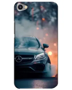 Чохол для Meizu U20 з картинкою «Mercedes — нічне місто»