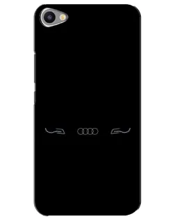 Чехол для Meizu U20 с картинкой «Audi — световой подпись»