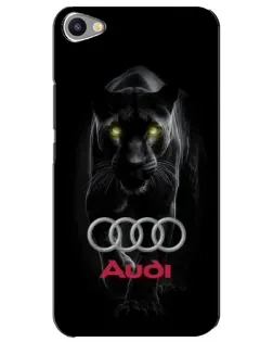 Чехол для Meizu U20 с картинкой «Пантера и Audi»