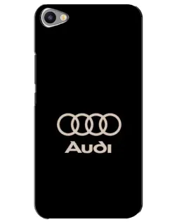 Чехол для Meizu U20 с картинкой «Audi — золотой логотип»