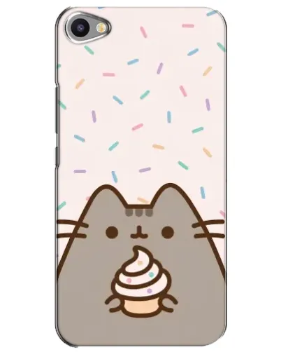 Чехол для Meizu U20 с картинкой «Пушин с кексом»