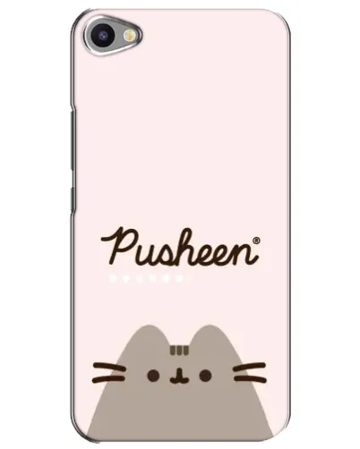 Чехол для Meizu U20 с картинкой «Pusheen логотип»