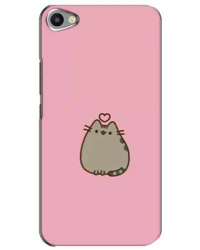Чехол для Meizu U20 с картинкой «Pusheen сердце»